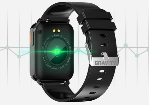 Gravity Smartwatch Gravity Czarny 2 Paski GT17-7