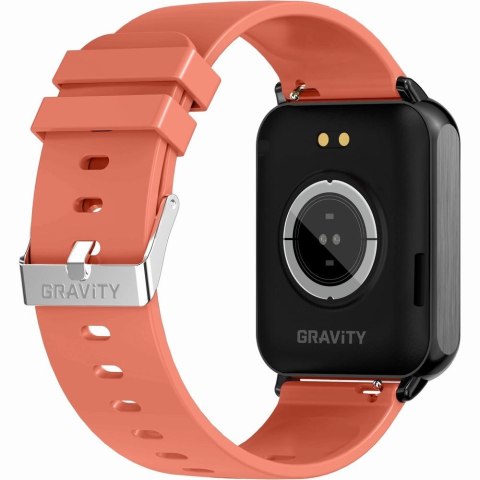 Gravity Smartwatch Gravity Czerwono Czarny 2 Paski GT17-10