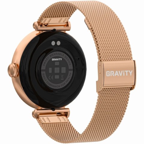Gravity Smartwatch Gravity Różowe Złoto Biały 2 Paski GT26-2