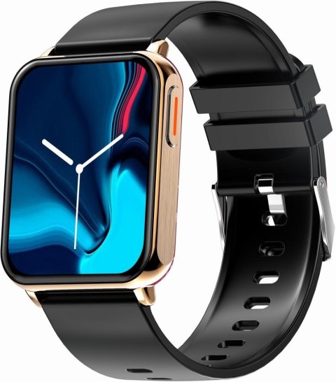 Gravity Smartwatch Gravity Różowe Złoto Czarny 2 Paski GT17-5