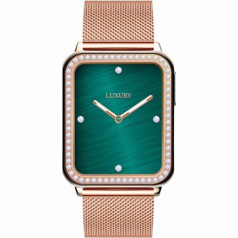 Gravity Smartwatch Gravity Różowe Złoto Granatowy 2 Paski GT17-2