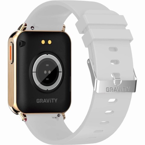 Gravity Smartwatch Gravity Różowe Złoto Szary 2 Paski GT17-4