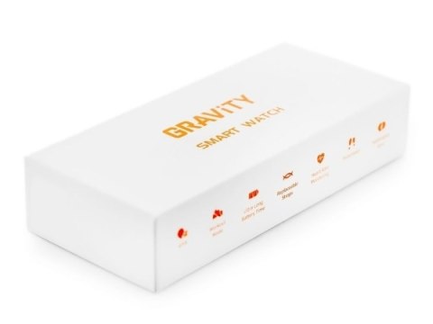 Gravity Smartwatch Gravity Różowe Złoto-srebrny Różowy 2 Paski GT26-4