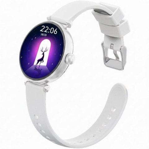 Gravity Smartwatch Gravity Srebrno Biały 2 Paski GT26-8