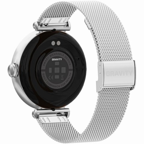 Gravity Smartwatch Gravity Srebrno Biały 2 Paski GT26-8