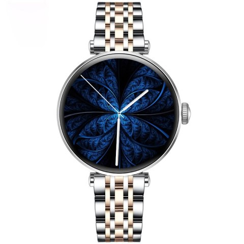 Gravity Smartwatch Gravity Srebrno Różowe Złoto Czarny 2 Paski GT26-5