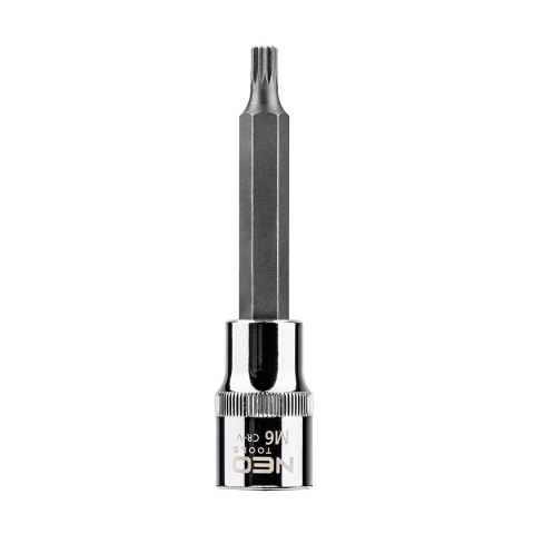 Końcówka Spline na nasadce 1/2", M6 x 100 mm