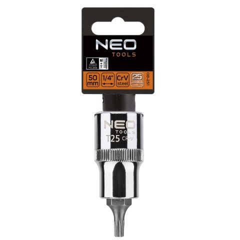 Końcówka Torx na nasadce 1/2", T25 x 55 mm