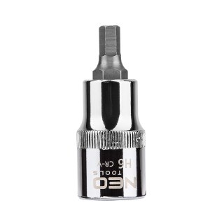 Końcówka sześciokątna na nasadce 1/2", H6 x 55 mm