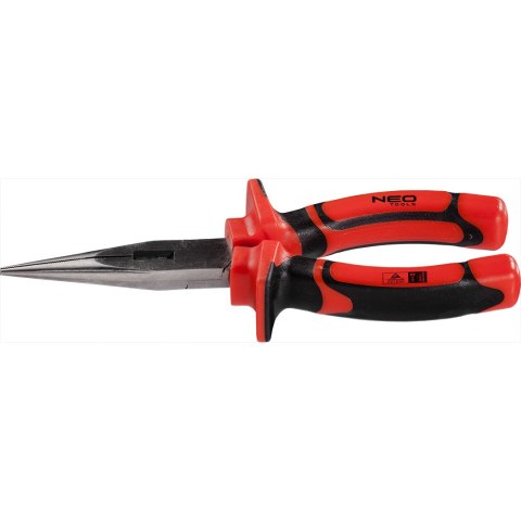 Szczypce wydłużone proste 160 mm, 1000V, CrV, polerowane