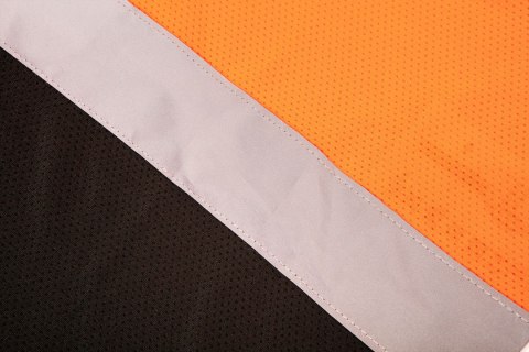T-shirt ostrzegawczy, ciemny dół, pomarańczowy, rozmiar L
