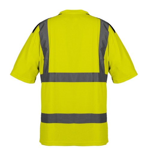 T-shirt ostrzegawczy, ciemny dół, żółty, rozmiar XXL