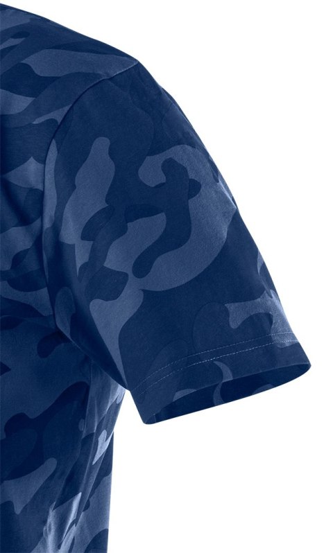 T-shirt roboczy Camo Navy, rozmiar S