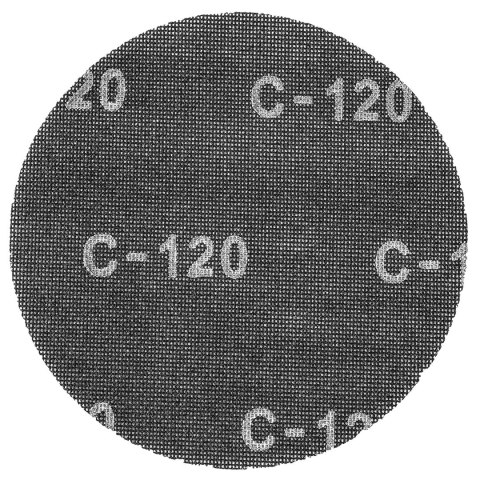 Siatka ścierna na rzep, 225 mm, K120, do szlifierki 59G260, 59G264, 59G265, 10 szt.