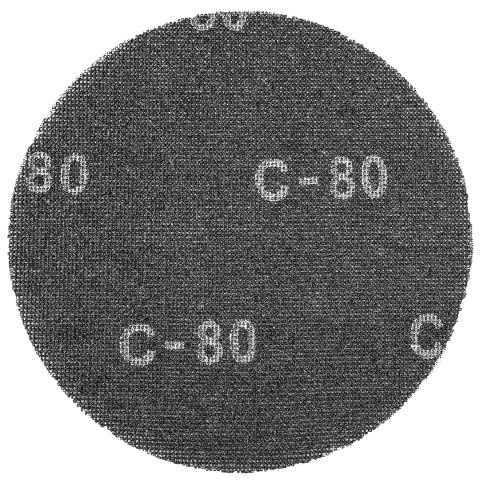 Siatka ścierna na rzep, 225 mm, K80, do szlifierki 59G260, 59G264, 59G265, 10 szt.