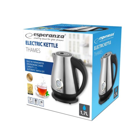 EKK029 Esperanza czajnik elektryczny z termometrem thames 1.7 l