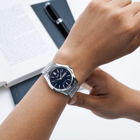 Casio KLASYCZNY ZEGAREK MĘSKI CASIO MTP-1239D-1A - MULTIDATA + BOX