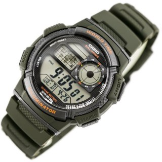 Casio ZEGAREK MĘSKI CASIO AE-1000W 3AVDF (zd073b) - WORLD TIME + BOX