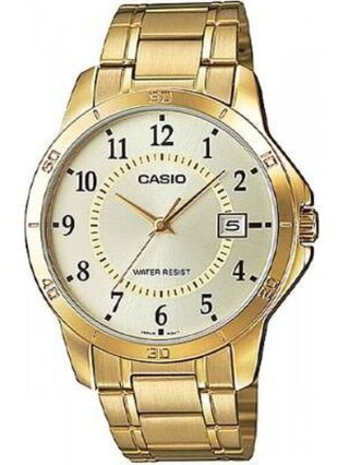 Casio ZŁOTY ZEGAREK MĘSKI CASIO MTP-V004G-9B (zd047a) + BOX