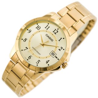 Casio ZŁOTY ZEGAREK MĘSKI CASIO MTP-V004G-9B (zd047a) + BOX