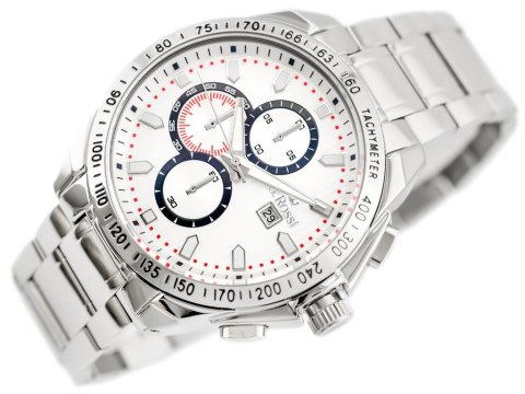 G. Rossi ZEGAREK MĘSKI G. ROSSI - BLUES (zg094d) - WHITE + BOX