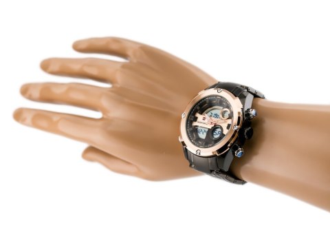 Naviforce ZEGAREK MĘSKI NAVIFORCE GLOCK - (zn039d) - black/rosegold