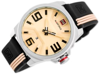 Naviforce ZEGAREK MĘSKI NAVIFORCE - NF9098 (zn045a) - beige/black