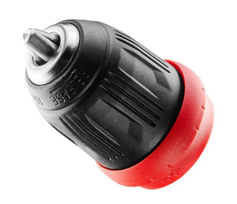 Wiertarko-wkrętarka akumulatorowa Energy+ 18V, zdejmowany uchwyt 10 mm, plus adapter kątowy i adapte