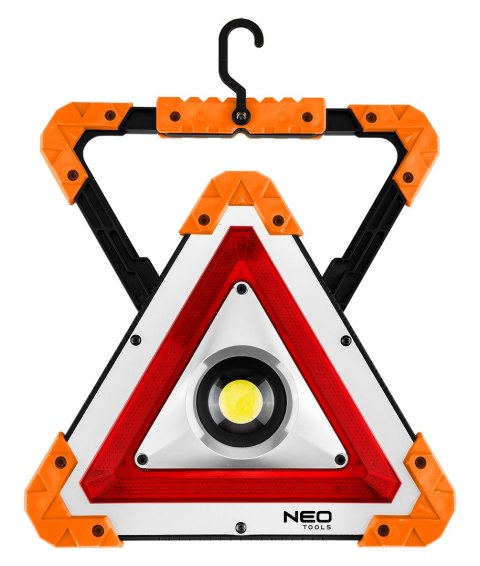 Lampa bateryjna + trójkąt ostrzegawczy 2 w 1