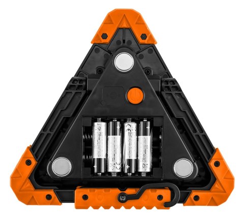 Lampa bateryjna + trójkąt ostrzegawczy 2 w 1