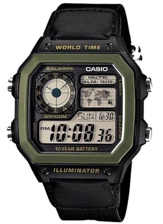 CASIO Zegarek CASIO AE-1200WHB-1BVDF + BOX