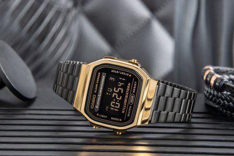 CASIO Zegarek Męski CASIO Vintage A168WEGB-1BEF + BOX