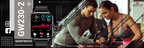 Giewont Smartwatch GIEWONT Dynamic SmartCall GW230-2 - Carbon/Carbon