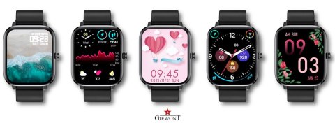 Giewont Smartwatch GIEWONT Dynamic SmartCall GW230-2 - Carbon/Carbon