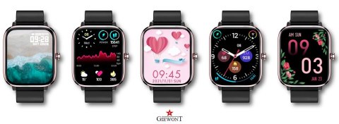 Giewont Smartwatch GIEWONT Dynamic SmartCall GW230-3 - Rose Gold/Black Effect