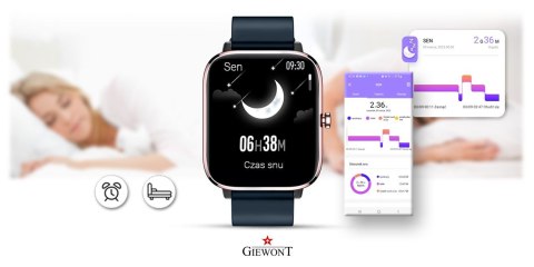 Giewont Smartwatch GIEWONT Dynamic SmartCall GW230-5 - RoseGold/Deep Ocean