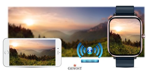 Giewont Smartwatch GIEWONT Dynamic SmartCall GW230-5 - RoseGold/Deep Ocean