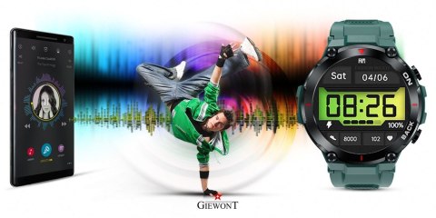 Giewont Smartwatch GIEWONT Pionier GPS GW460-2 - Sea Green