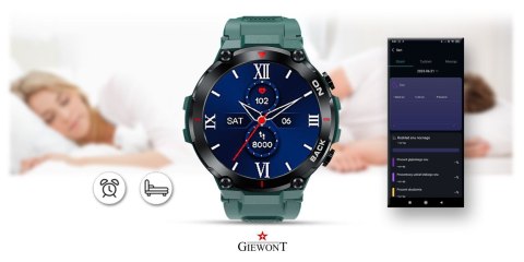 Giewont Smartwatch GIEWONT Pionier GPS GW460-2 - Sea Green