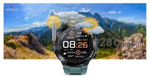 Giewont Smartwatch GIEWONT Pionier GPS GW460-2 - Sea Green