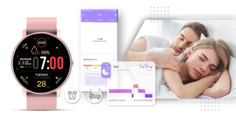 Giewont Smartwatch GIEWONT Sport Around GW120-1 - Powder Pink