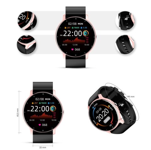 Gravity Smartwatch Damski Gravity GT1-2