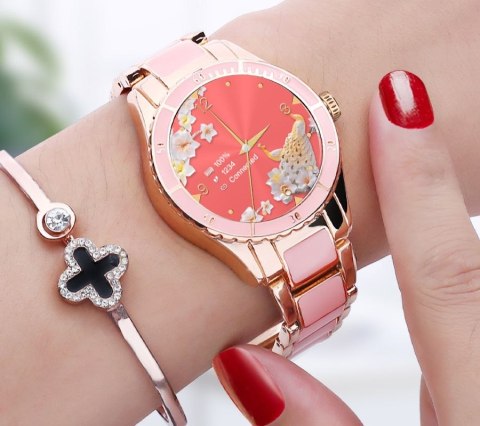 RUBICON Smartwatch Damski Rubicon RNCE82 Różowy