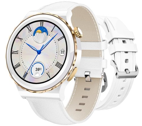 RUBICON Smartwatch Damski Rubicon RNCE92 PRO White/2 x Pasek SMARUB171