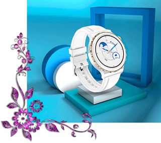 RUBICON Smartwatch Damski Rubicon RNCE92 PRO White/2 x Pasek SMARUB171