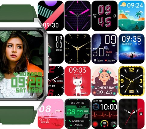 RUBICON Smartwatch Rubicon RNCE89-3 Złoto-Różowy