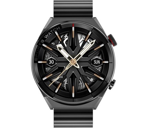 RUBICON Smartwatch Rubicon RNCE99 Black Metal + Silicon SMARUB194