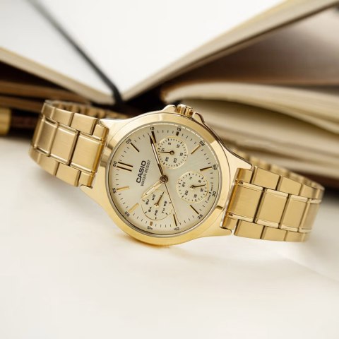 Casio ZEGAREK DAMSKI CASIO LTP-V300G-9A (zd566c) + BOX