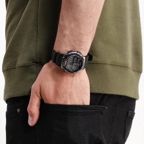 Casio ZEGAREK MĘSKI CASIO AE-1000W 1BVDF (zd073g) - WORLD TIME + BOX