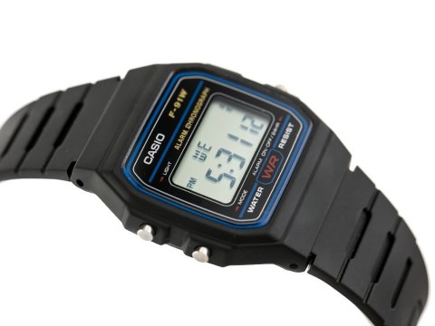 Casio ZEGAREK MĘSKI CASIO F-91W-1YER (zd086a) - KLASYKA + BOX